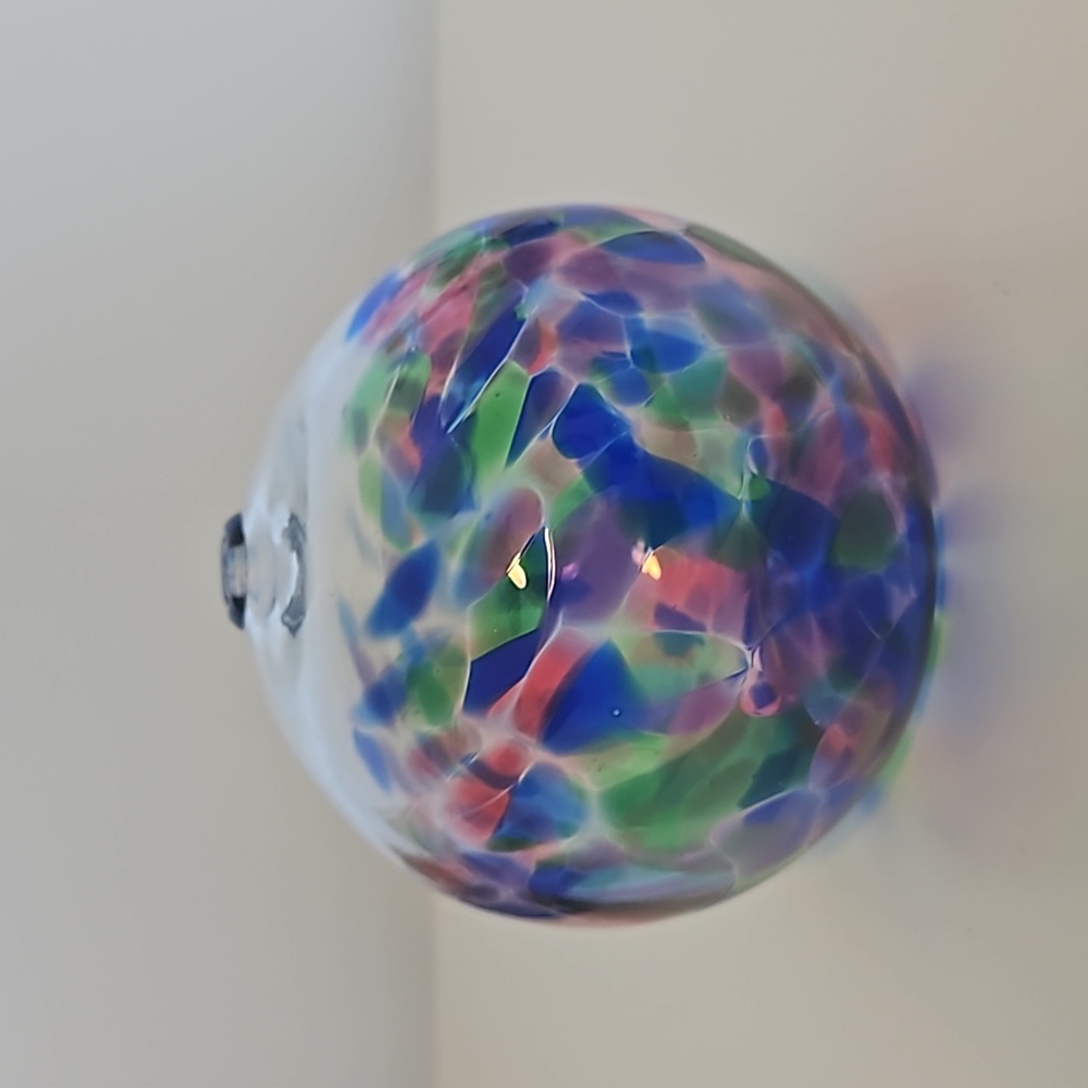 Glass oil lamp